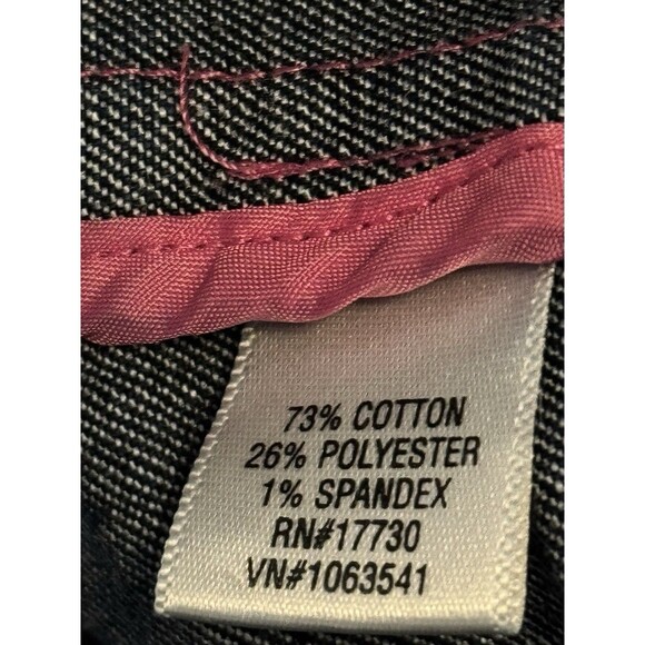 Isaac Mizrahi Design Women’s PlusXXL Crop Denim Jacket Vintage Y2K  Peppy School - Picture 4 of 9